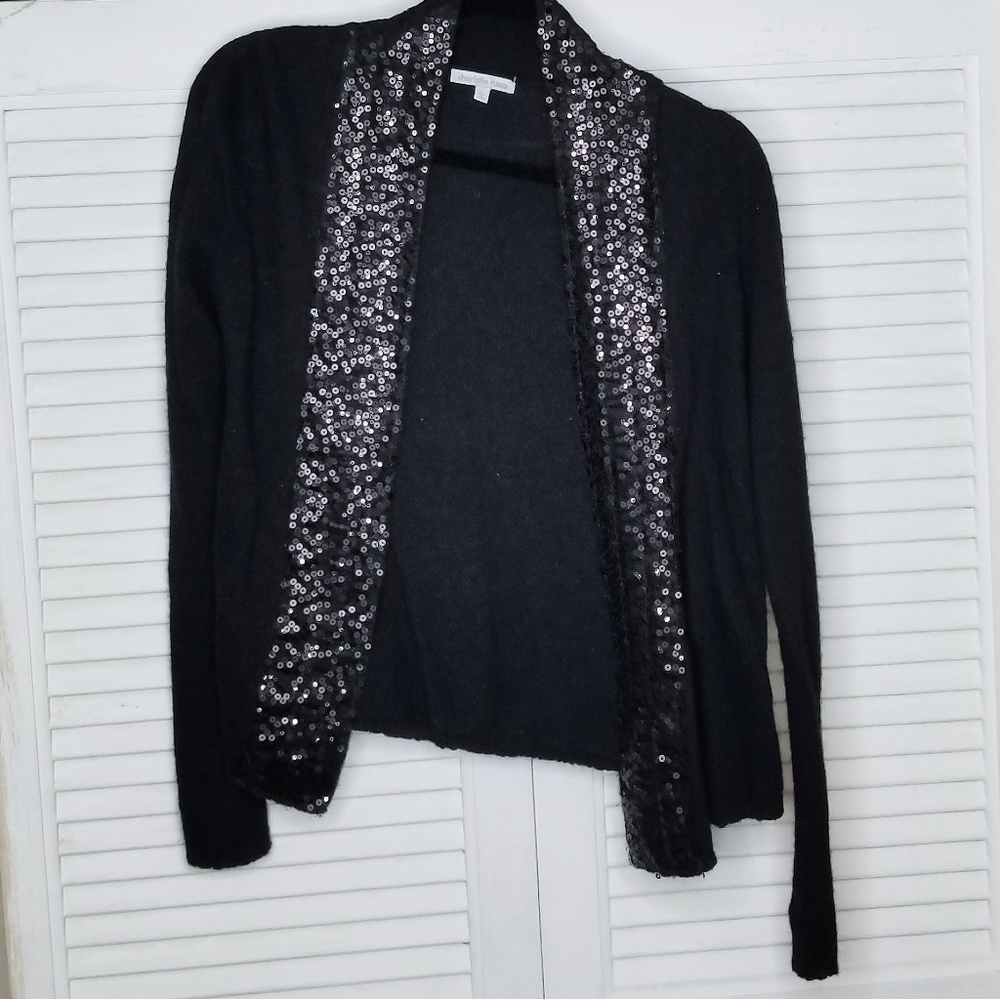 Charlotte Russe Sequin Trim Cardigan